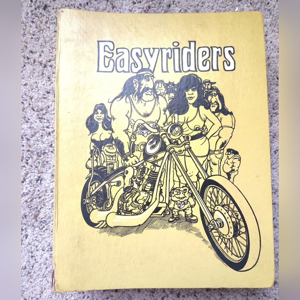 1981 Easyriders Vintage Binder, Each with David Mann's Art On CenterPage